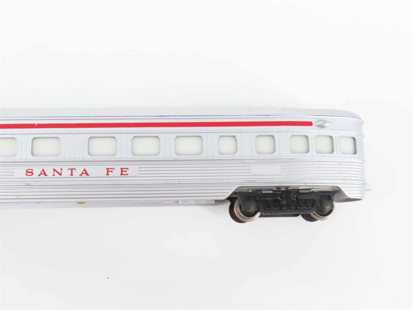 LOT of 2 HO Scale Lionel ATSF Santa Fe Obs/Baggage Passenger Cars