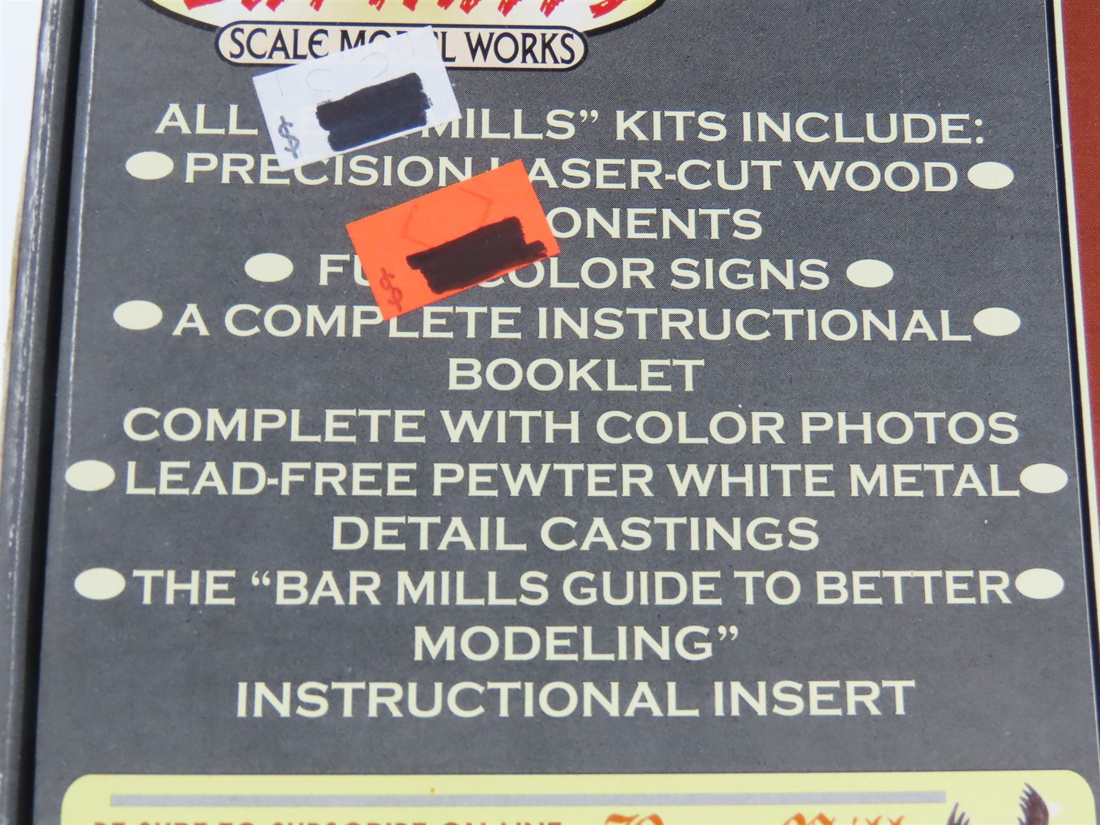 HO Scale Bar Mills Craftsman Laser-Cut Kit 0602 Star Corner Diner