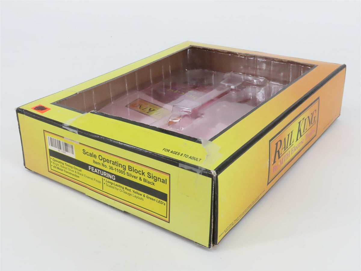 O 1/48 Scale MTH RailKing 30-11005 Die-Cast Operating Block Signal