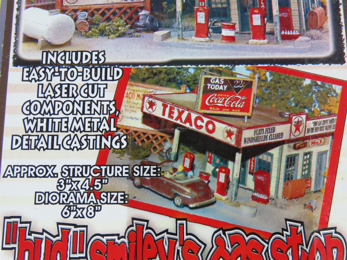 HO Scale Bar Mills Craftsman Laser-Cut Kit 0102 Bud Smiley&#39;s Gas Stop - SEALED