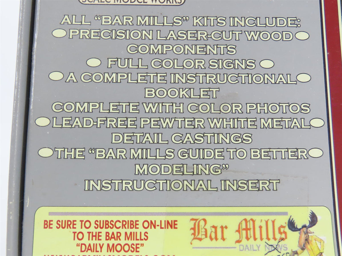HO Scale Bar Mills Craftsman Laser-Cut Kit 0102 Bud Smiley&#39;s Gas Stop - SEALED