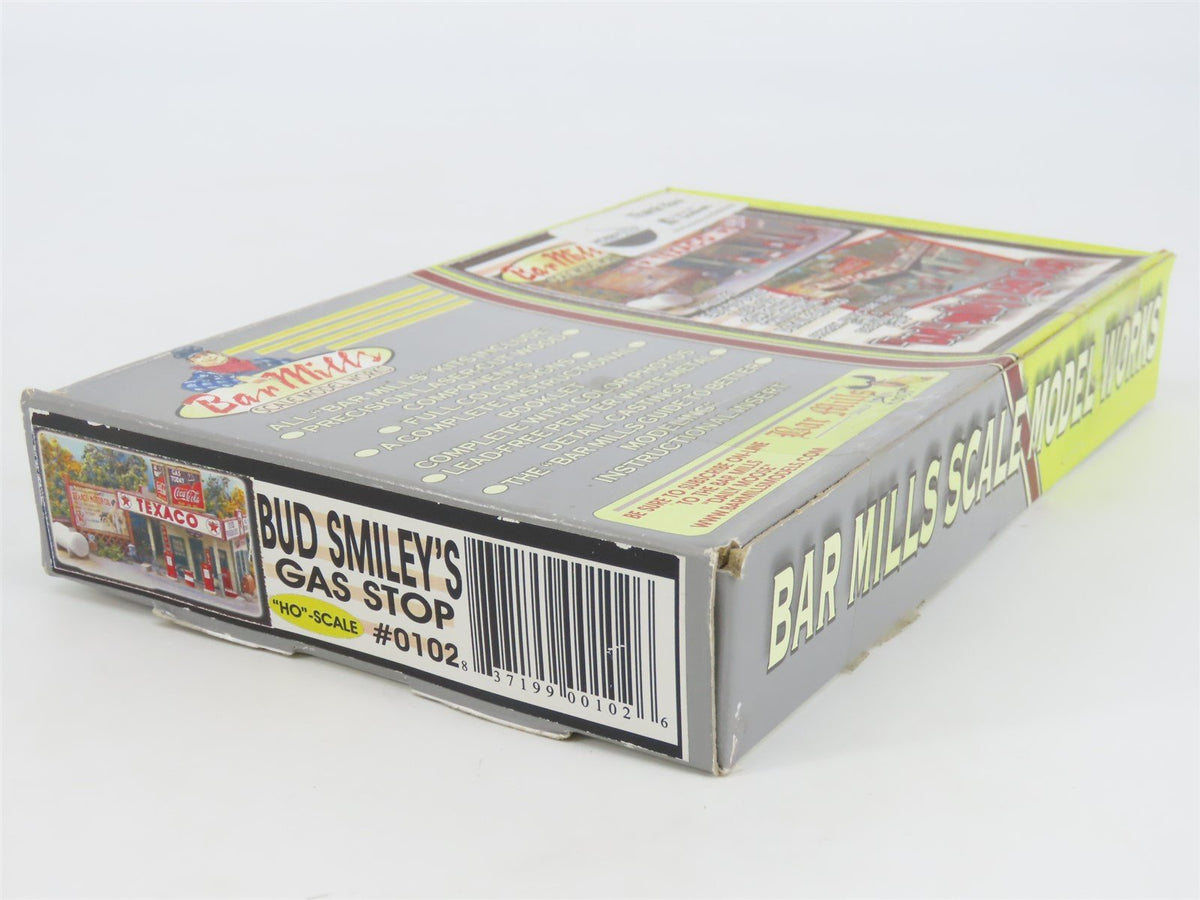 HO Scale Bar Mills Craftsman Laser-Cut Kit 0102 Bud Smiley&#39;s Gas Stop - SEALED
