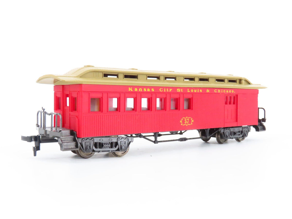 HO Scale Rivarossi 6986 Kansas City, St. Louis &amp; Chicago Passenger 4-Car Set