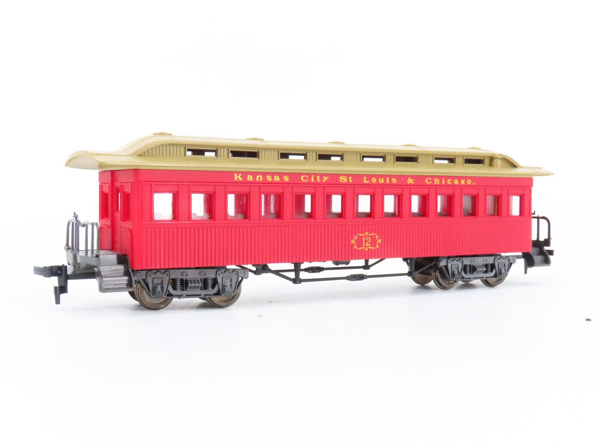 HO Scale Rivarossi 6986 Kansas City, St. Louis &amp; Chicago Passenger 4-Car Set