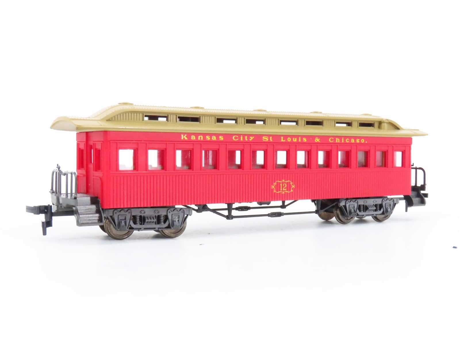 HO Scale Rivarossi 6986 Kansas City, St. Louis & Chicago Passenger 4-Car Set