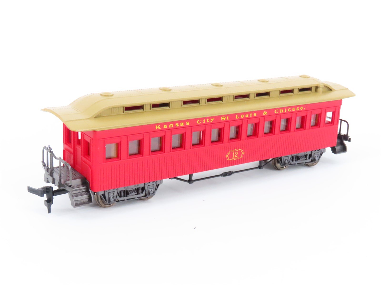 HO Scale Rivarossi 6986 Kansas City, St. Louis & Chicago Passenger 4-Car Set