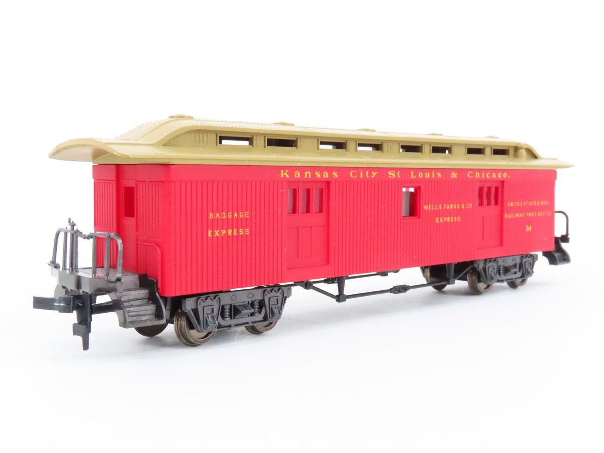 HO Scale Rivarossi 6986 Kansas City, St. Louis &amp; Chicago Passenger 4-Car Set