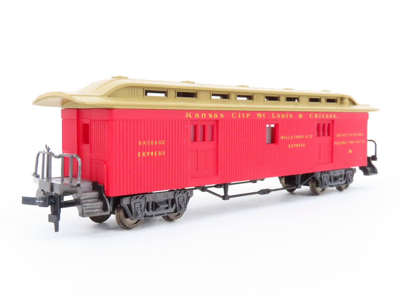 HO Scale Rivarossi 6986 Kansas City, St. Louis & Chicago Passenger 4-Car Set