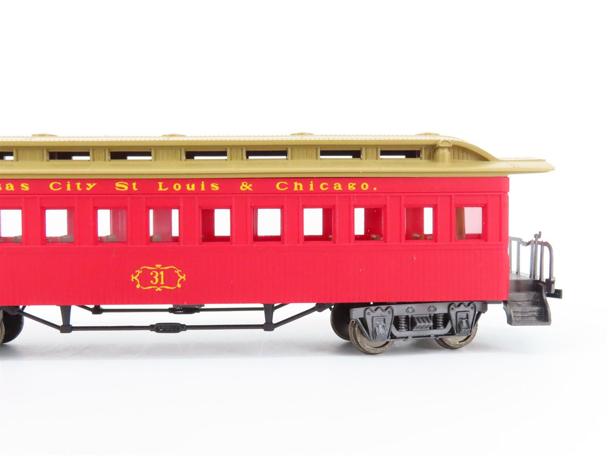 HO Scale Rivarossi 6986 Kansas City, St. Louis &amp; Chicago Passenger 4-Car Set