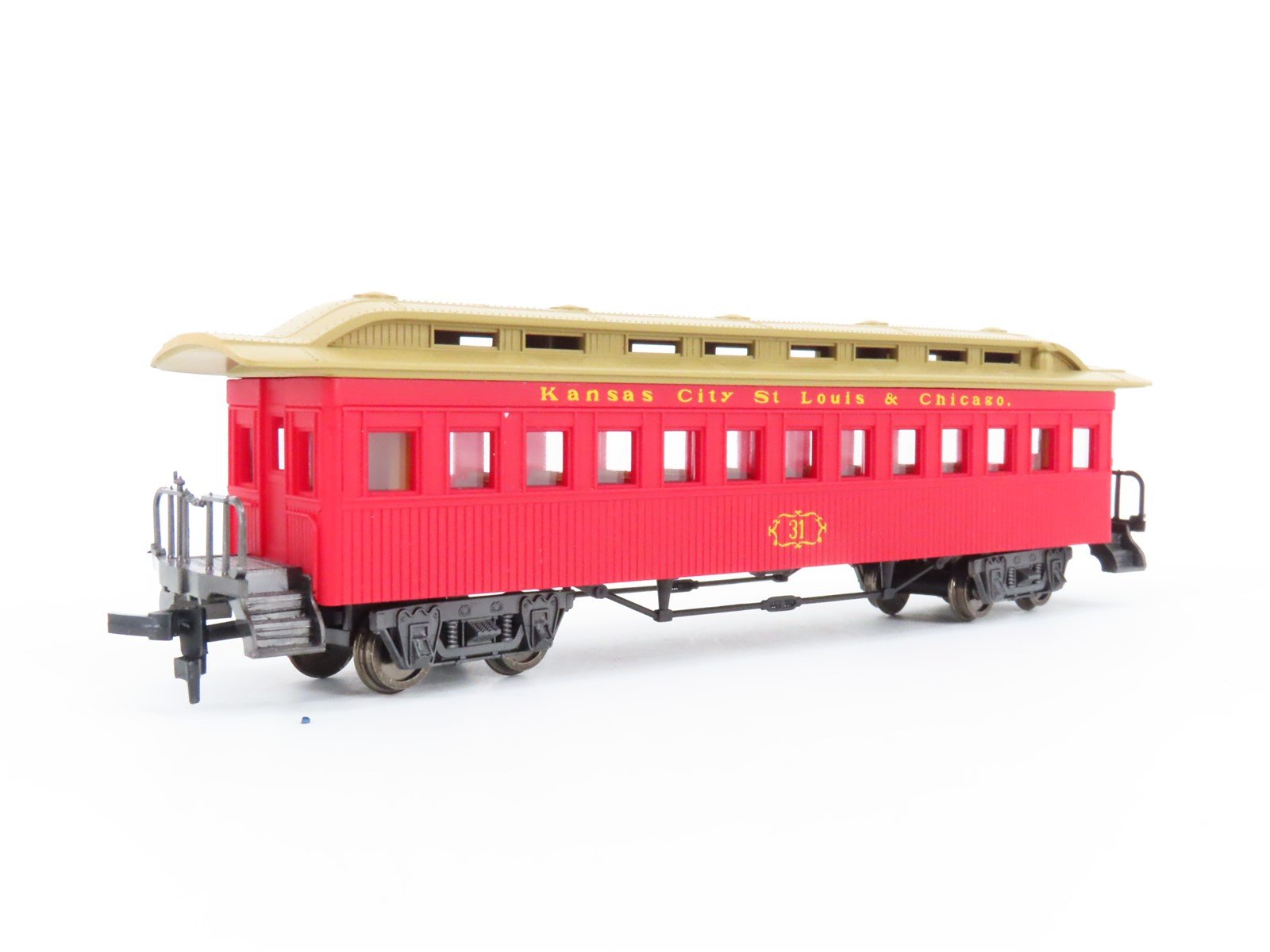 HO Scale Rivarossi 6986 Kansas City, St. Louis & Chicago Passenger 4-Car Set