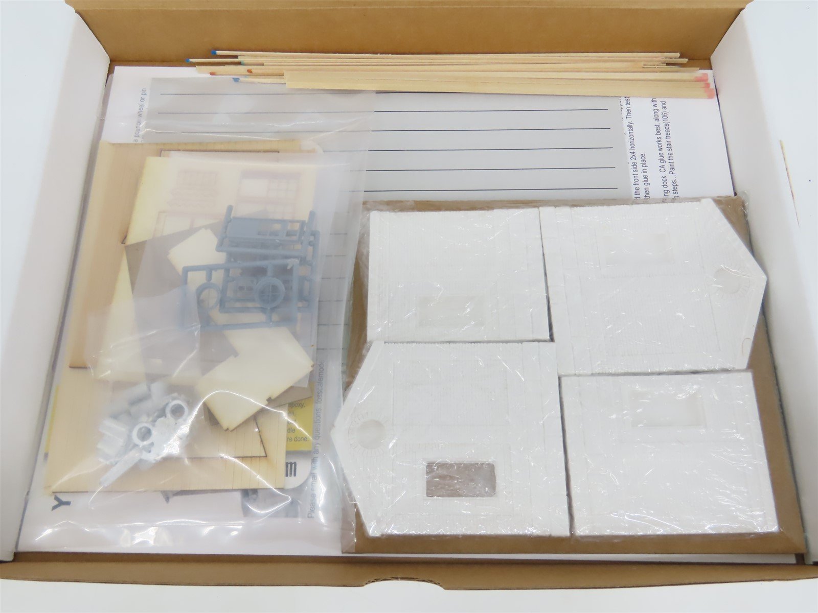 HO Scale FOS Scale Models Kit Yard Office No. 3