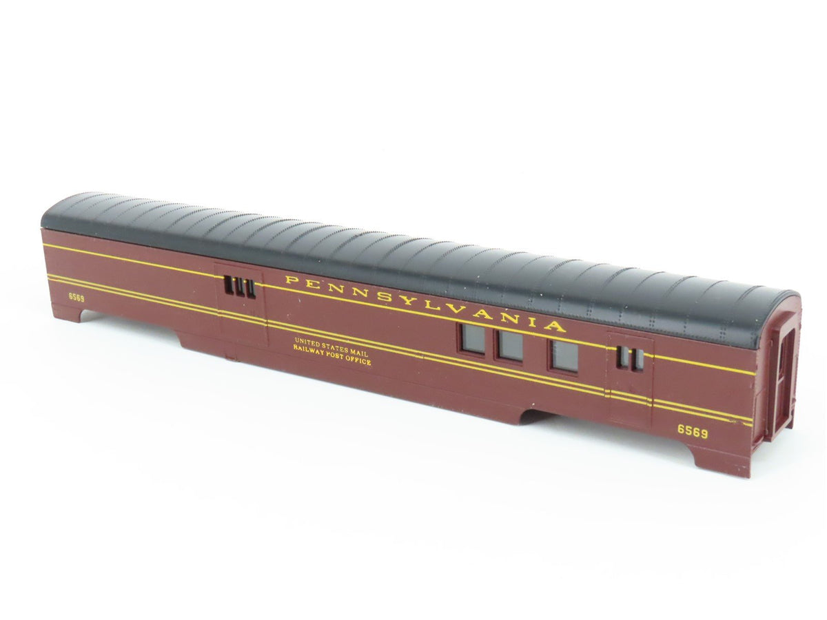 HO Con-Cor 0001-000925 PRR Pennsylvania 72&#39; RPO/Baggage Passenger Car #6569 Kit