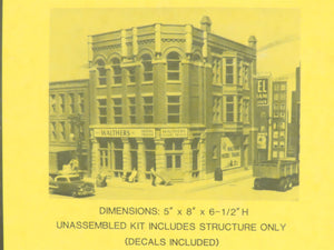 HO Scale Magnuson Models Kit 439-542 1245 N. Water Street