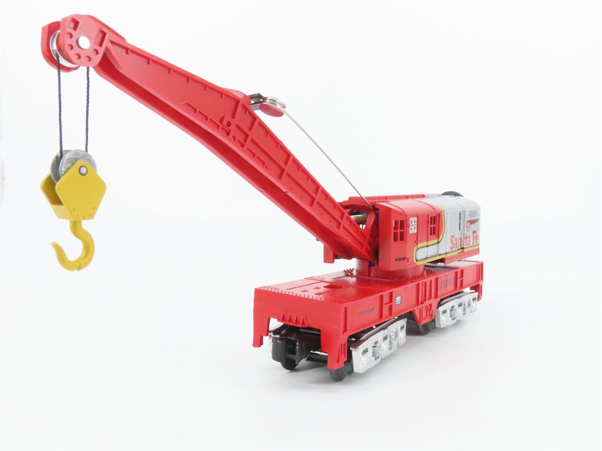 O Gauge 3-Rail Lionel 6-58594 ATSF Santa Fe &quot;Warbonnet&quot; Crane Car #35143