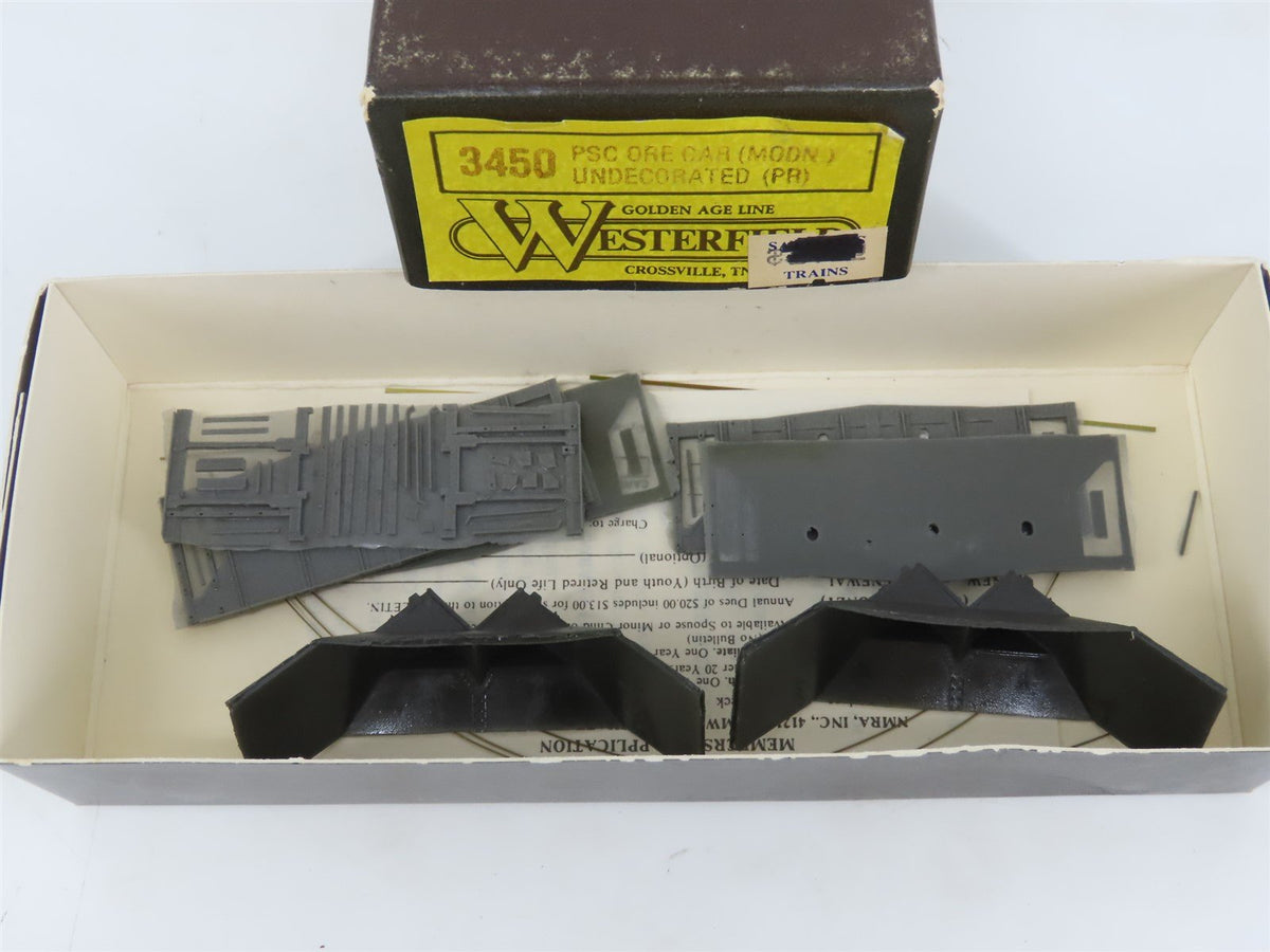 HO Scale Westerfield Golden Age Line Kit 3450 Undecorated PSC Ore Car