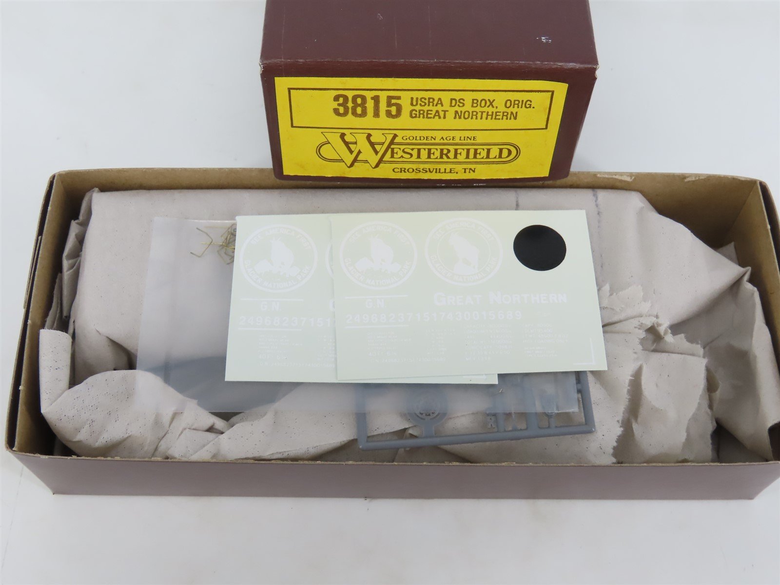 HO Scale Westerfield Golden Age Line Kit 3815 GN Great Northern Box Car