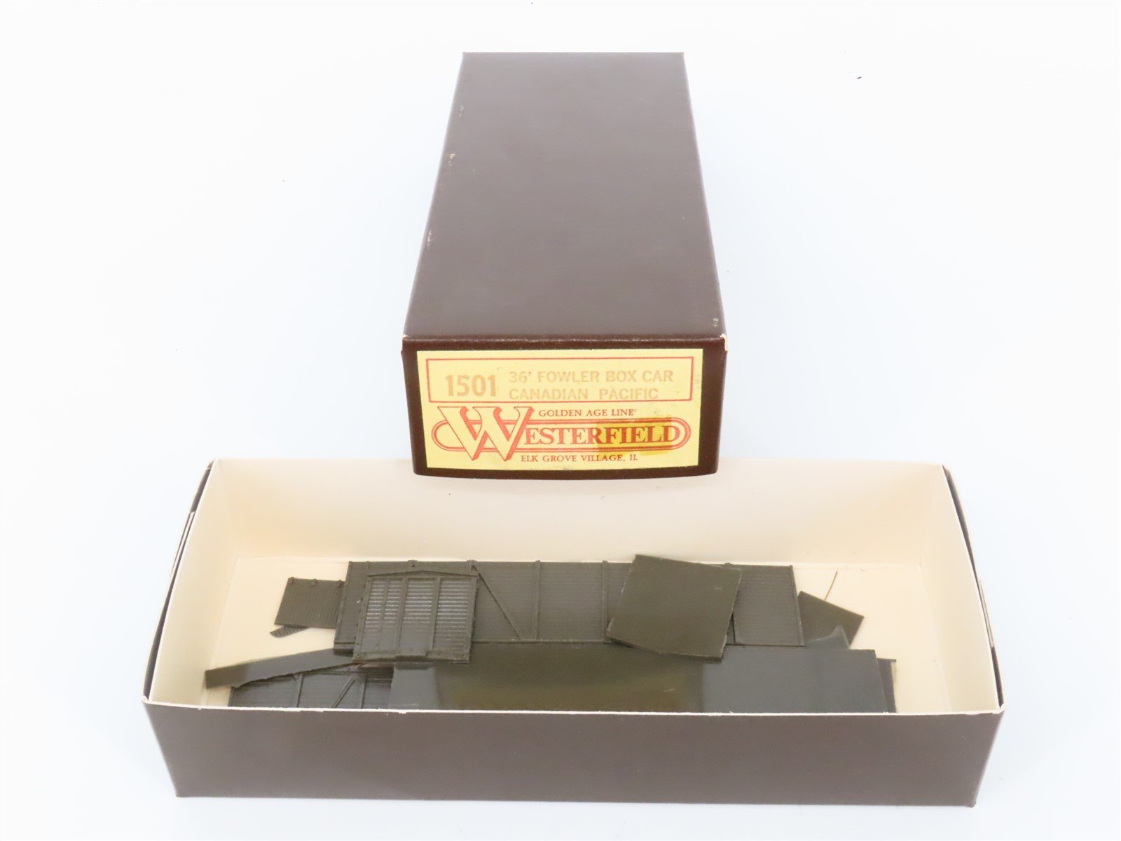 HO Scale Westerfield Golden Age Line Kit 1501 CP Canadian Pacific 36' Box Car