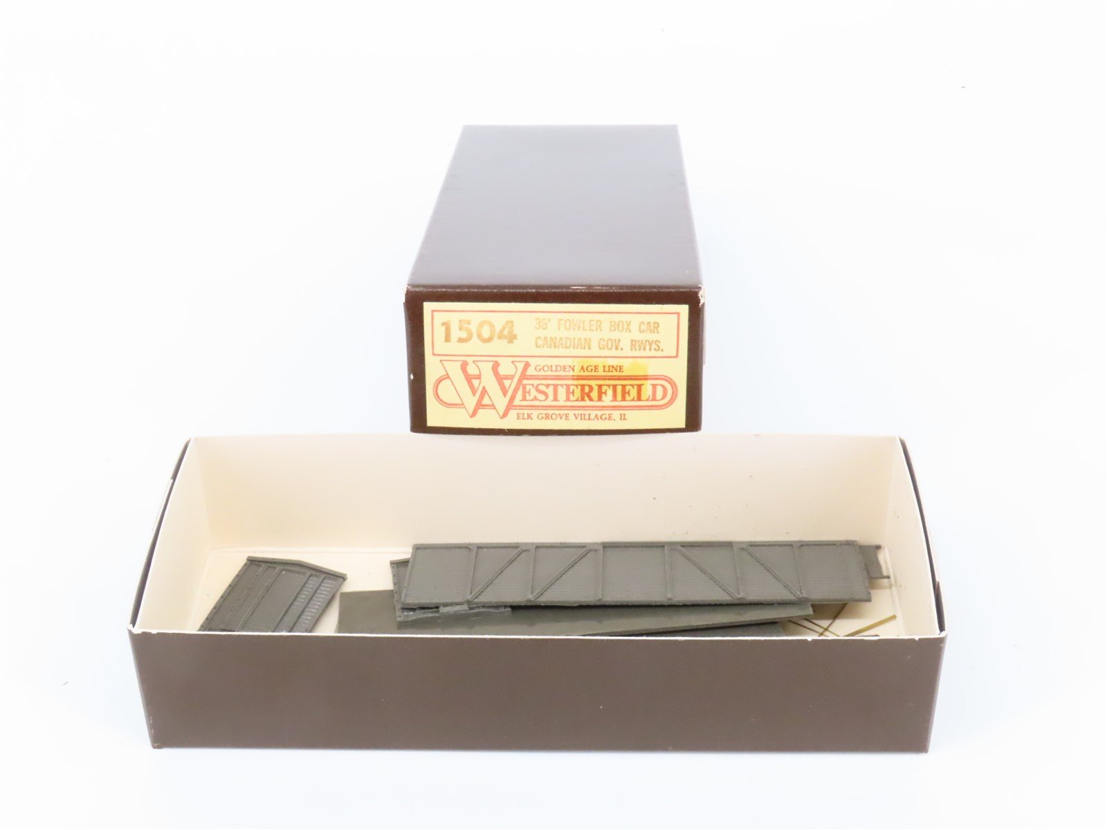 HO Westerfield Golden Age Line Kit 1504 CGR Canadian Gov. Rwys. 36' Box Car