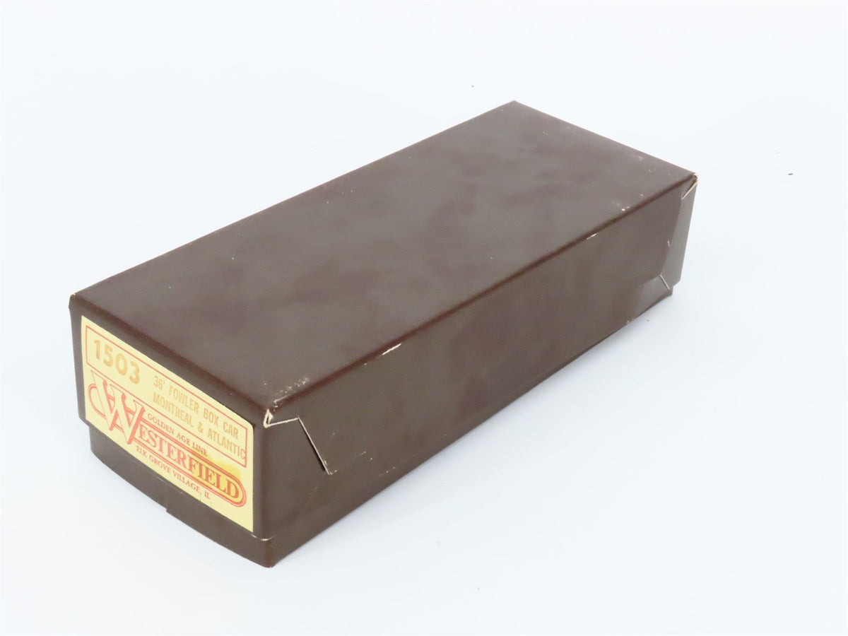 HO Scale Westerfield Golden Age Line Kit 1503 CP Montreal &amp; Atlantic 36&#39; Box Car