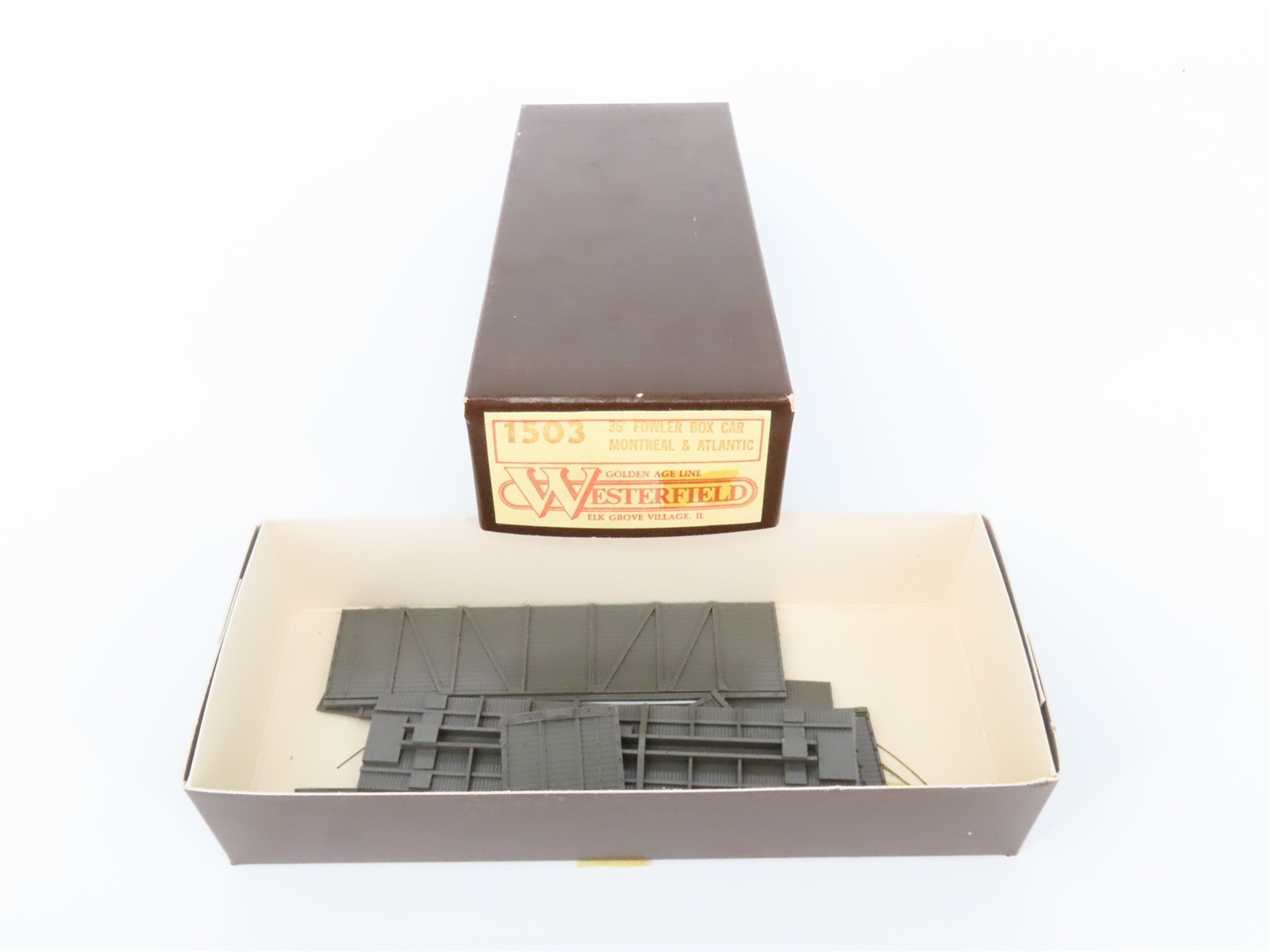 HO Scale Westerfield Golden Age Line Kit 1503 CP Montreal & Atlantic 36' Box Car