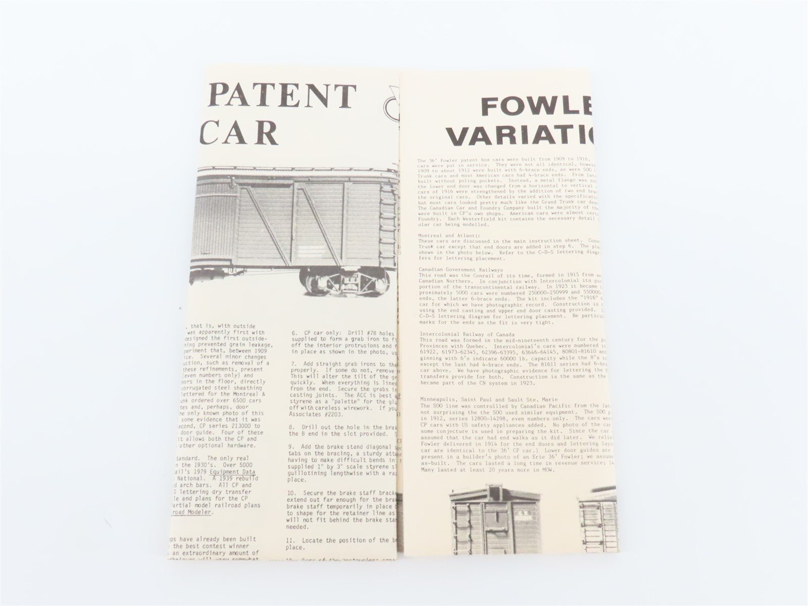 HO Scale Westerfield Golden Age Line Kit 1503 CP Montreal & Atlantic 36' Box Car