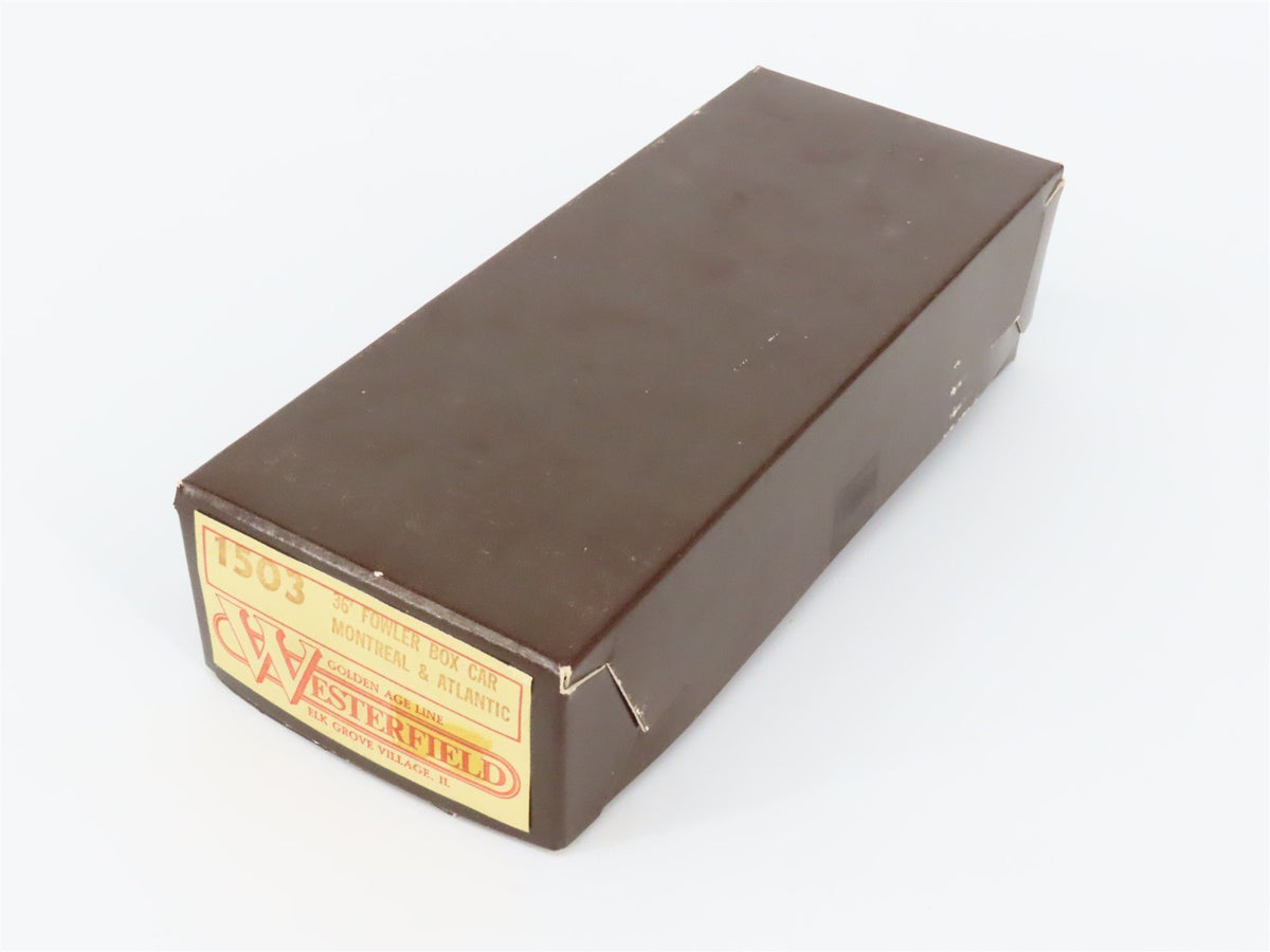 HO Scale Westerfield Golden Age Line Kit 1503 CP Montreal &amp; Atlantic 36&#39; Box Car