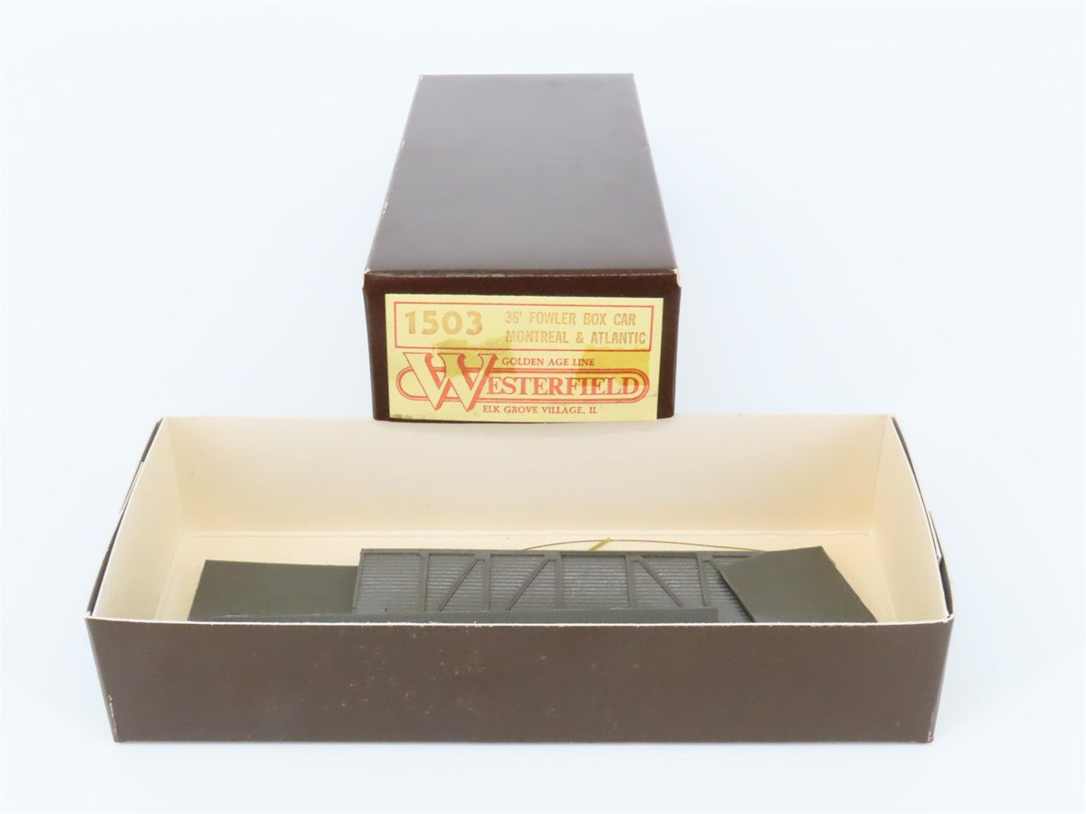 HO Scale Westerfield Golden Age Line Kit 1503 CP Montreal &amp; Atlantic 36&#39; Box Car