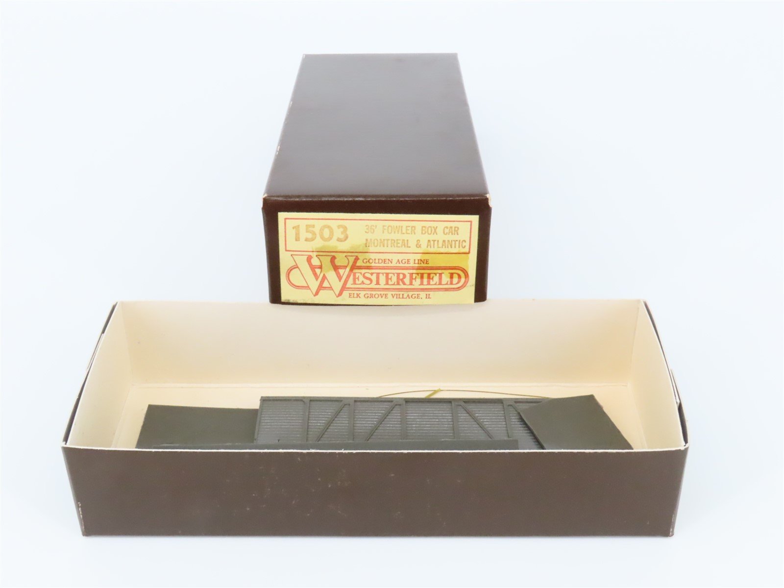 HO Scale Westerfield Golden Age Line Kit 1503 CP Montreal & Atlantic 36' Box Car
