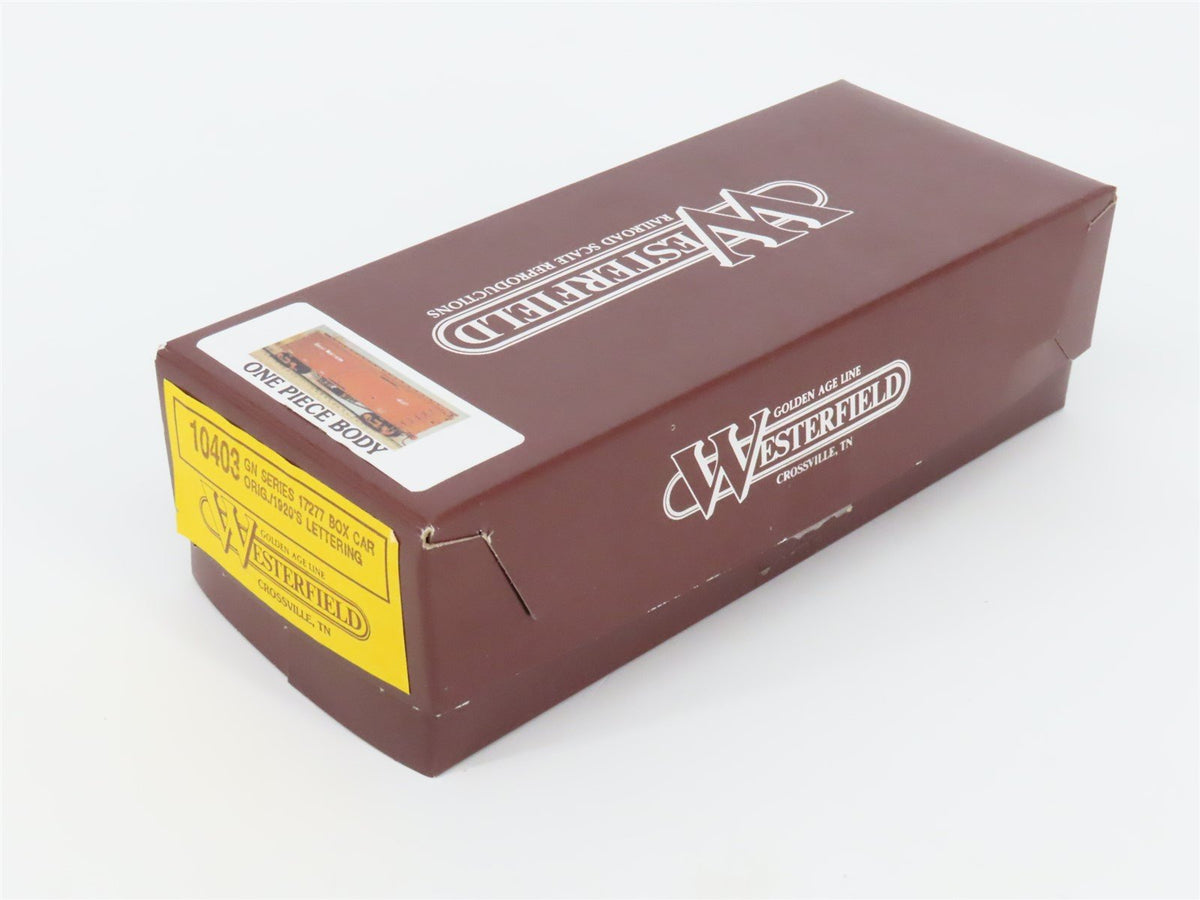 HO Scale Westerfield Golden Age Line Kit 10403 GN Great Northern Box Car