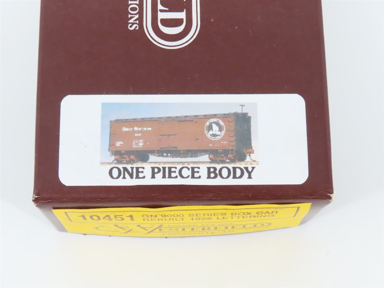 HO Scale Westerfield Golden Age Line Kit 10451 GN Great Northern Box Car