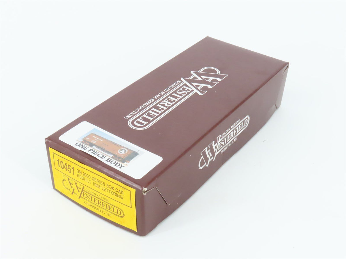 HO Scale Westerfield Golden Age Line Kit 10451 GN Great Northern Box Car