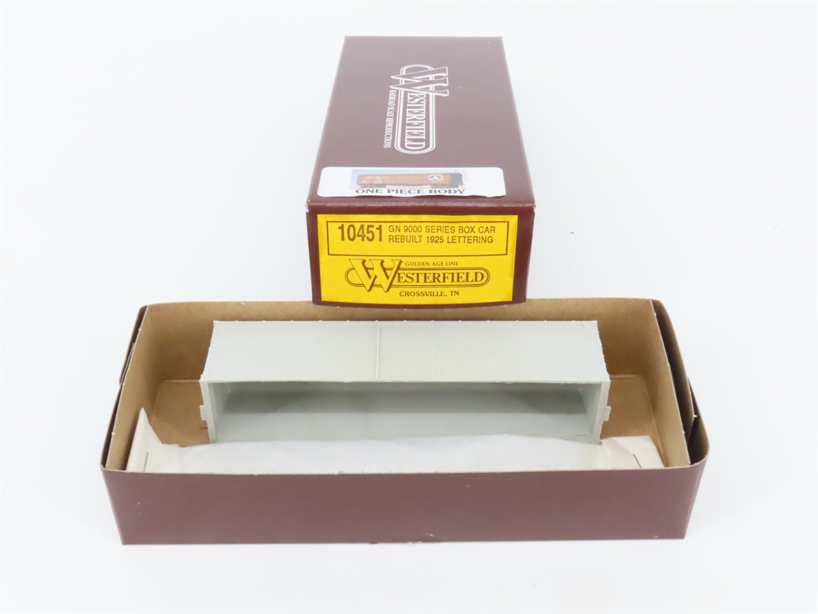 HO Scale Westerfield Golden Age Line Kit 10451 GN Great Northern Box Car