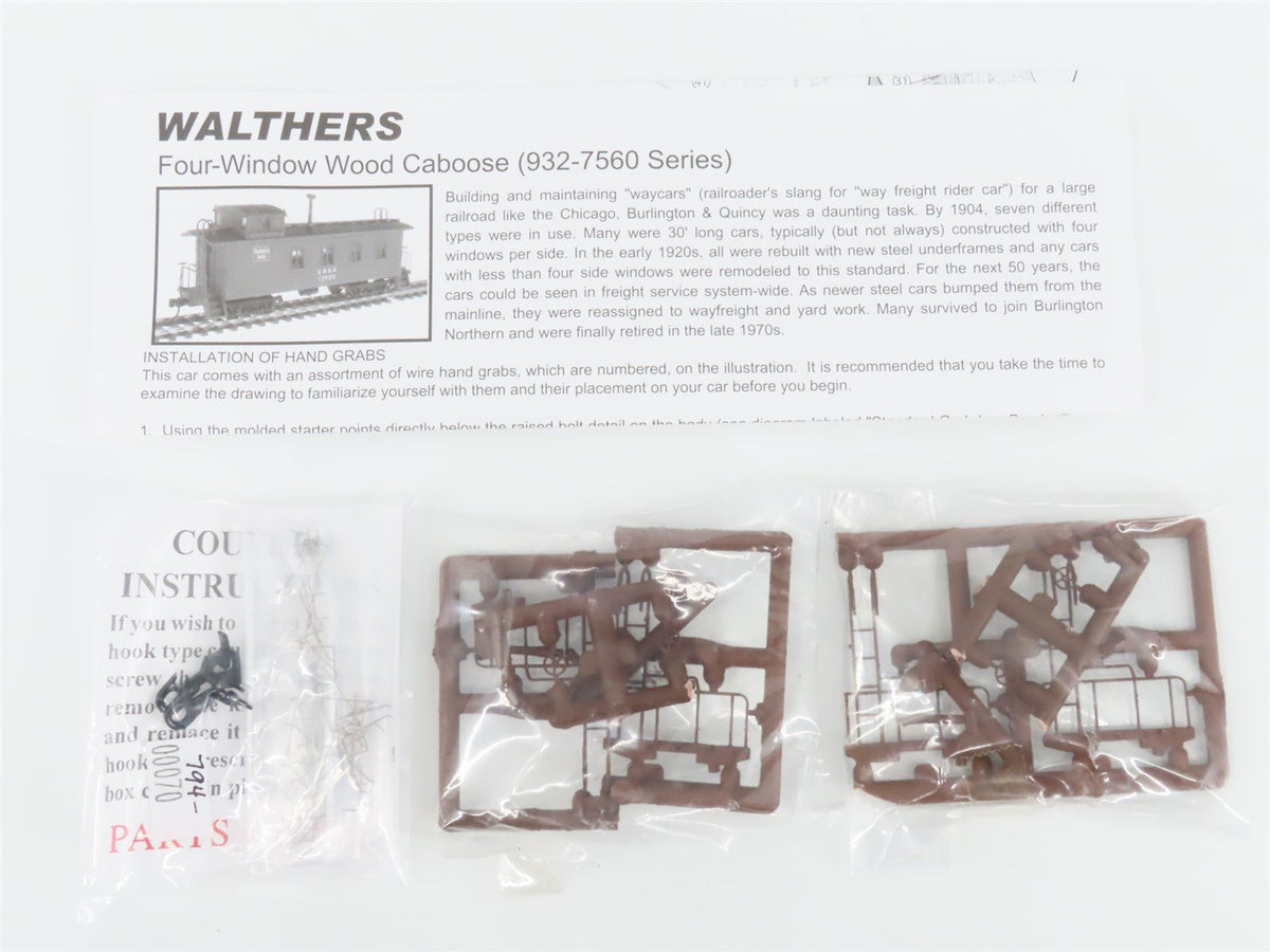 HO Walthers Platinum 932-27566 NYC New York Central 4-Window Caboose 2 Pack