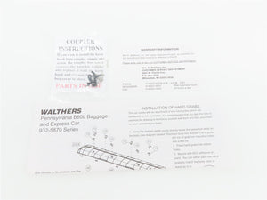 HO Scale Walthers 932-5872 PRR Pennsylvania (Keystone) B60B Baggage Passenger