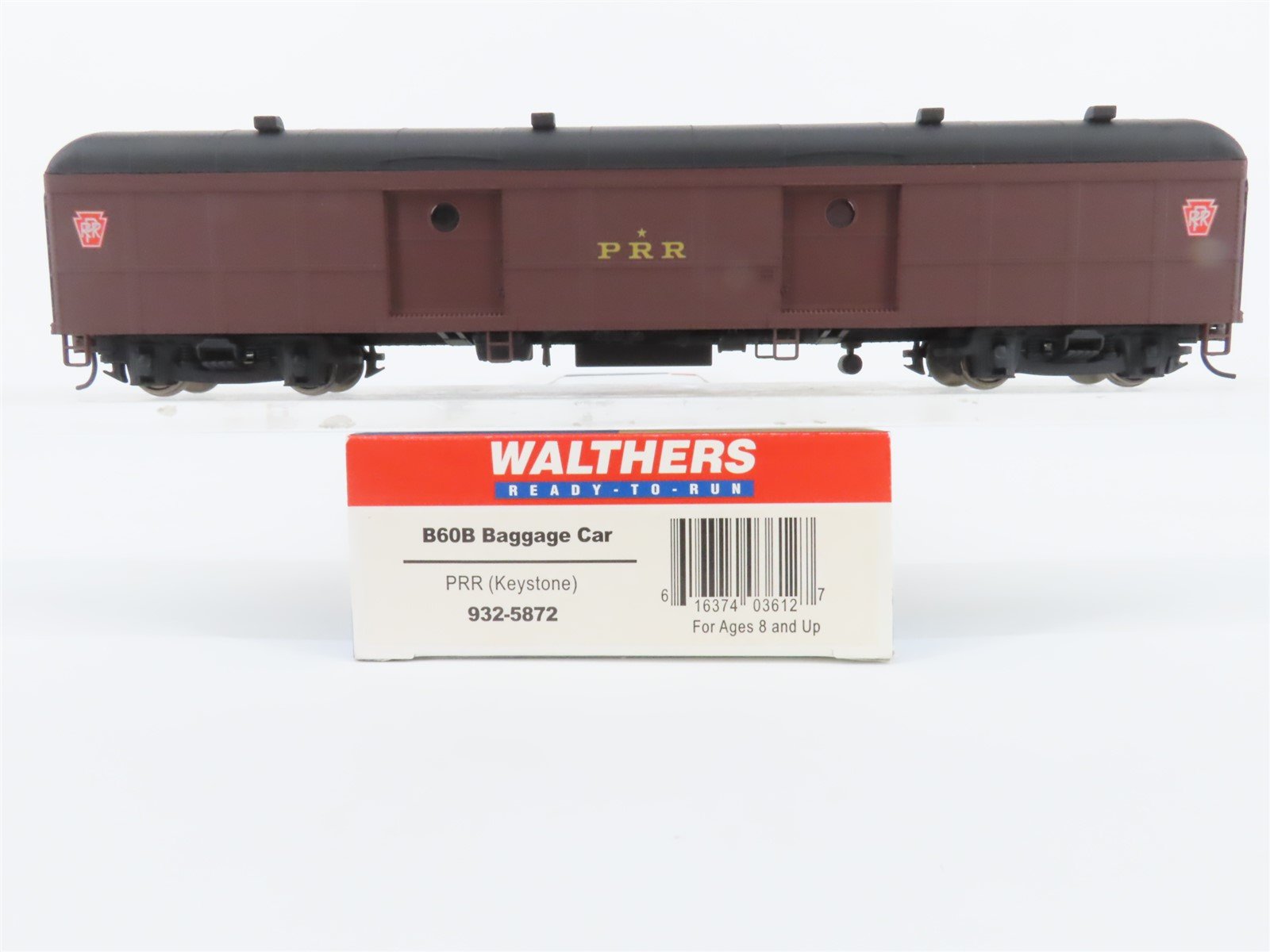 HO Scale Walthers 932-5872 PRR Pennsylvania (Keystone) B60B Baggage Passenger