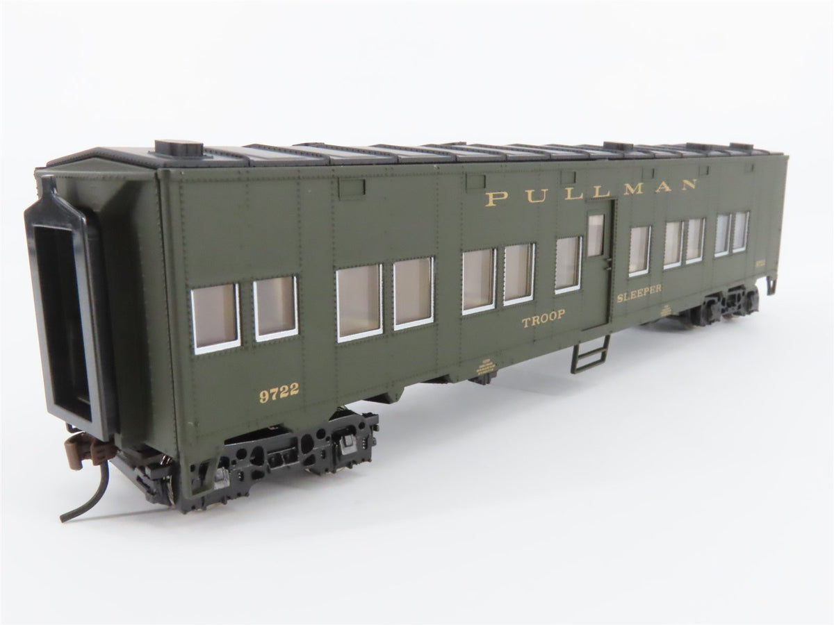 HO Walthers 932-34151 PRR Pennsylvania Pullman Troop Sleeper Passenger Set of 3