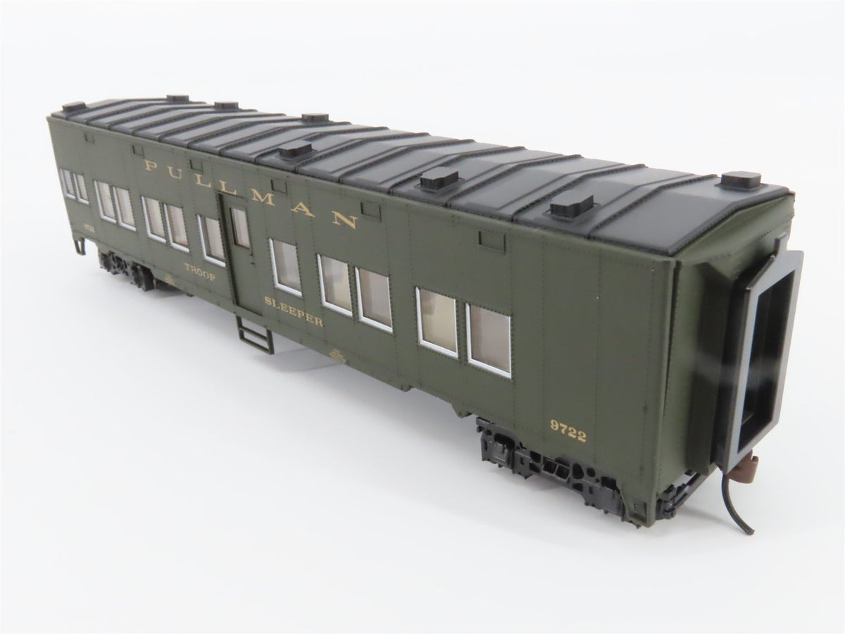 HO Walthers 932-34151 PRR Pennsylvania Pullman Troop Sleeper Passenger Set of 3