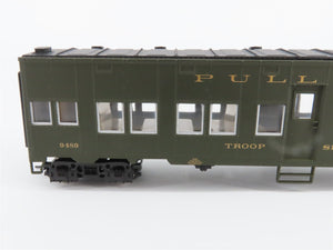 HO Walthers 932-34151 PRR Pennsylvania Pullman Troop Sleeper Passenger Set of 3