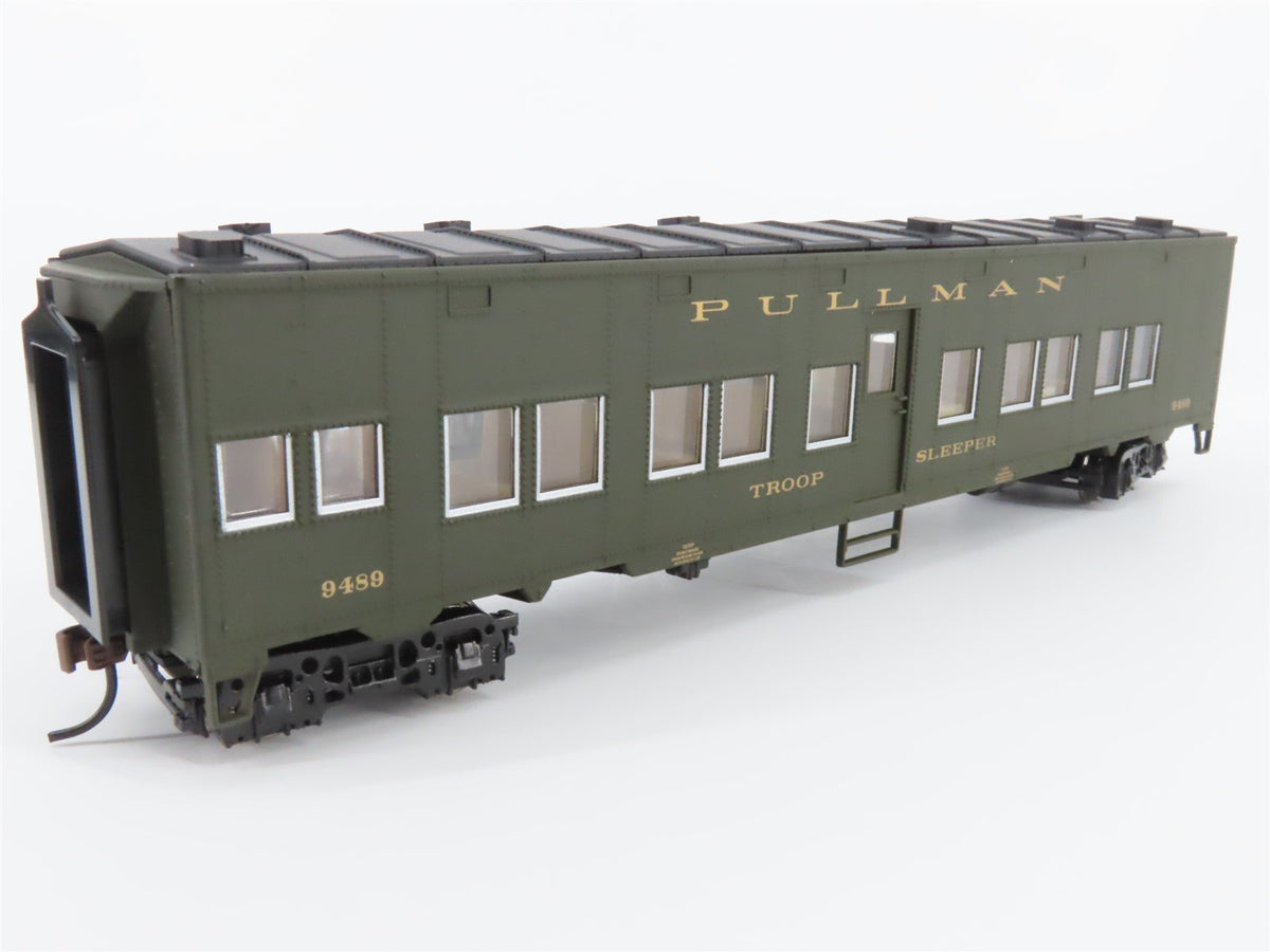 HO Walthers 932-34151 PRR Pennsylvania Pullman Troop Sleeper Passenger Set of 3