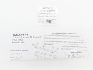 HO Walthers 932-6852 NYC New York Central Pullman 10-6 Sleeper Passenger