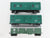 LOT of 3 O Gauge 3-Rail Lionel N&W MofW Tool, Bunk, & FreightSounds Kitchen Car