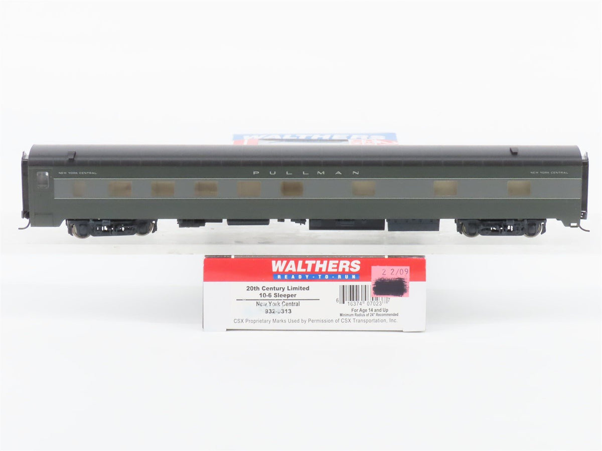HO Walthers 20th Century Limited 932-9313 NYC Pullman 10-6 Sleeper Passenger