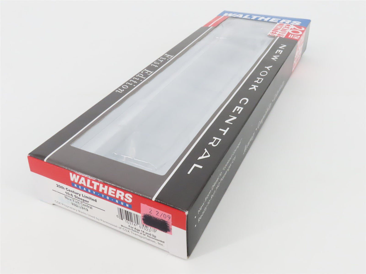 HO Walthers 20th Century Limited 932-9313 NYC Pullman 10-6 Sleeper Passenger