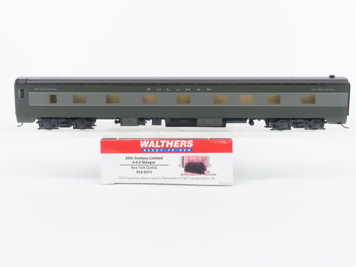 HO Walthers 20th Century Limited 932-9311 NYC Pullman 4-4-2 Sleeper Passenger