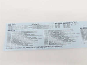 HO Walthers 20th Century Limited 932-9311 NYC Pullman 4-4-2 Sleeper Passenger