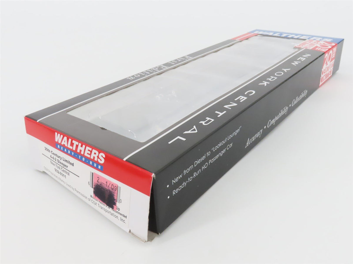 HO Walthers 20th Century Limited 932-9311 NYC Pullman 4-4-2 Sleeper Passenger