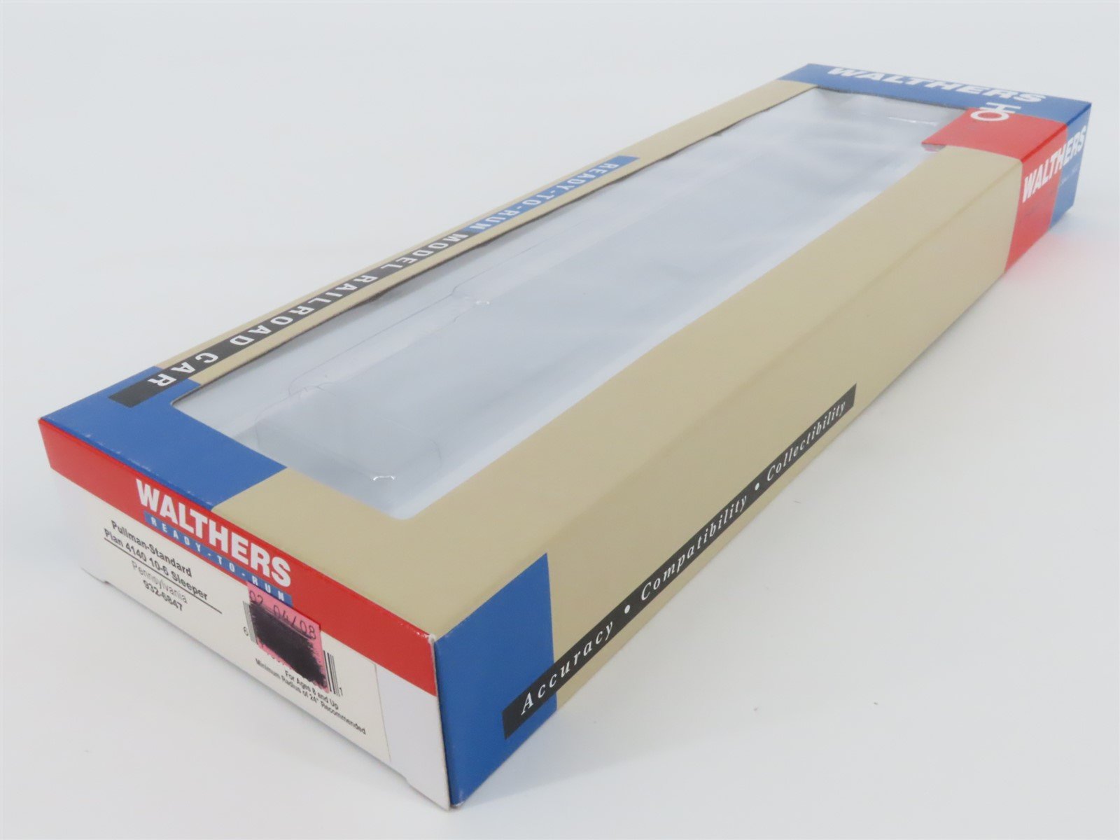 HO Walthers 932-6847 PRR Pennsylvania Pullman Plan 4140 10-6 Sleeper Passenger
