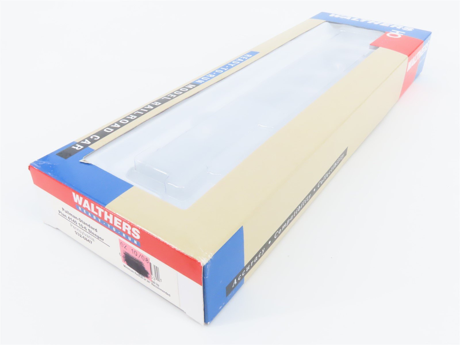 HO Walthers 932-6847 PRR Pennsylvania Pullman Plan 4140 10-6 Sleeper Passenger