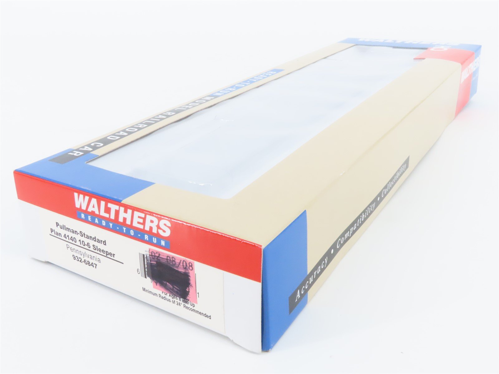 HO Walthers 932-6847 PRR Pennsylvania Pullman Plan 4140 10-6 Sleeper Passenger
