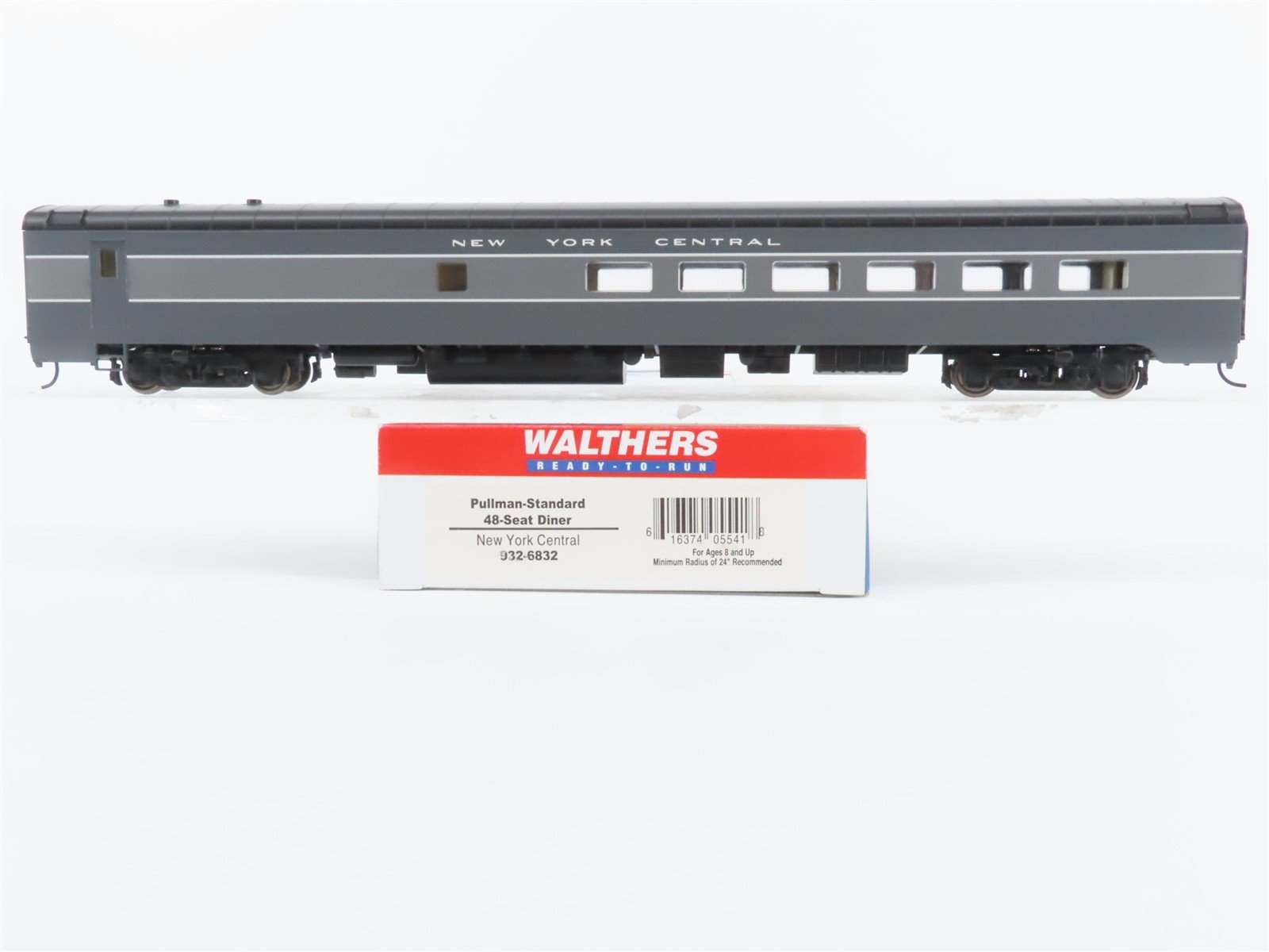 HO Scale Walthers 932-6832 NYC Pullman Standard 48 Seat Diner Passenger Car